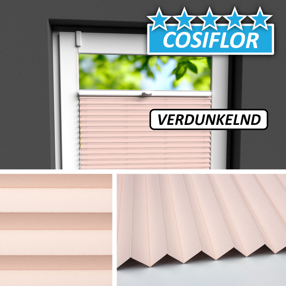 Verdunkelungsplissee </br>Samos V-6202